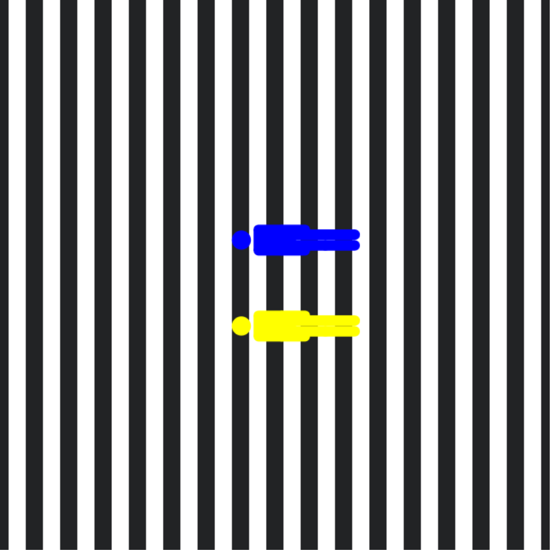 ハイパーピクトグラミング  例6　錯視